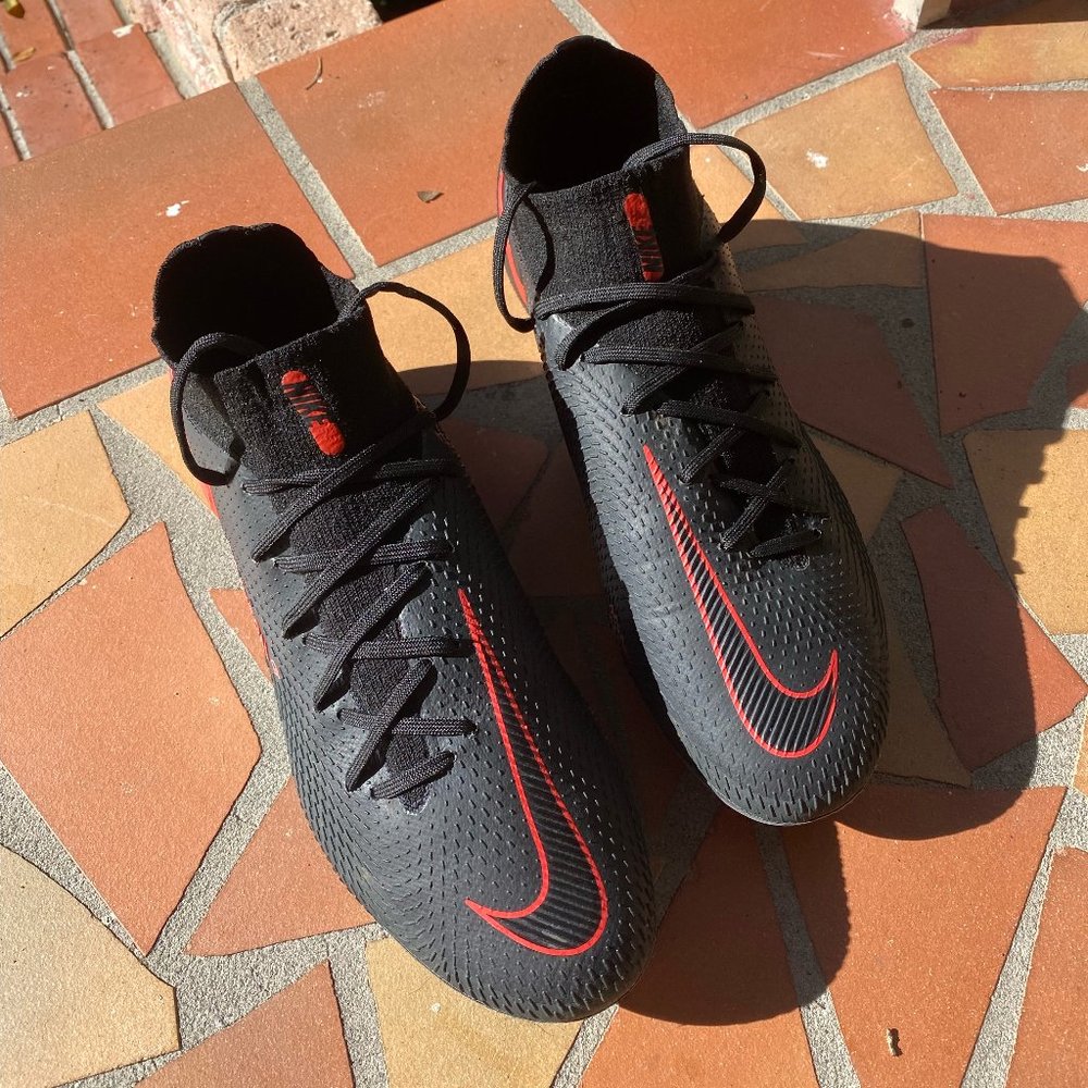 Nike Phantom GT Elite FG DF Soccer Black Size 8.5 US M
